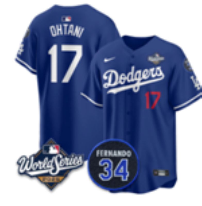Men 2026 Nike Los Angeles Dodgers #17 Ohtani Blue Game MLB Jersey 02->los angeles dodgers->MLB Jersey